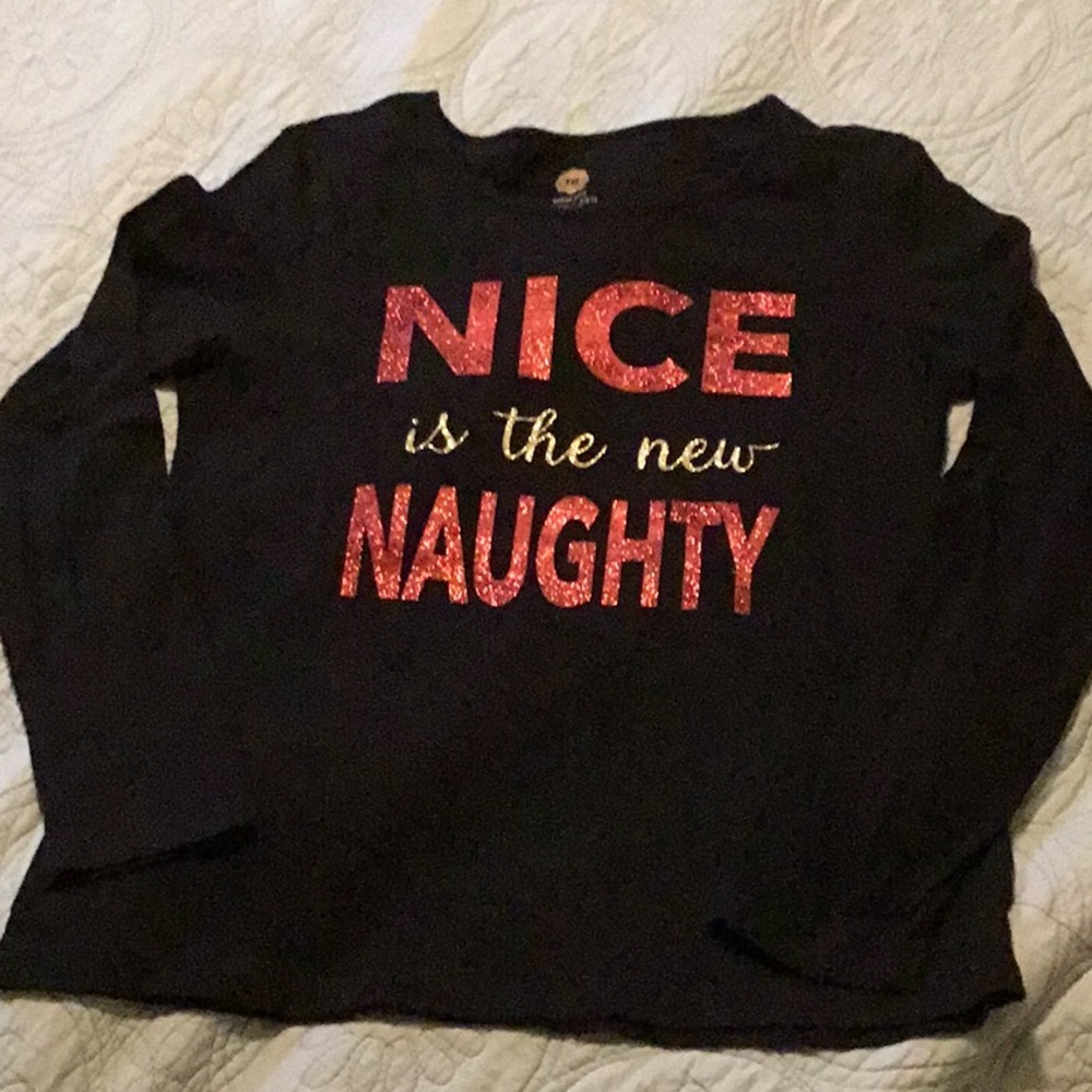 Girls size 14 1/2-16 1/2 plus size Christmas t-shirt
